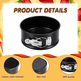 Sunnyray mini cheesecake pan with removable bottom for easy release.