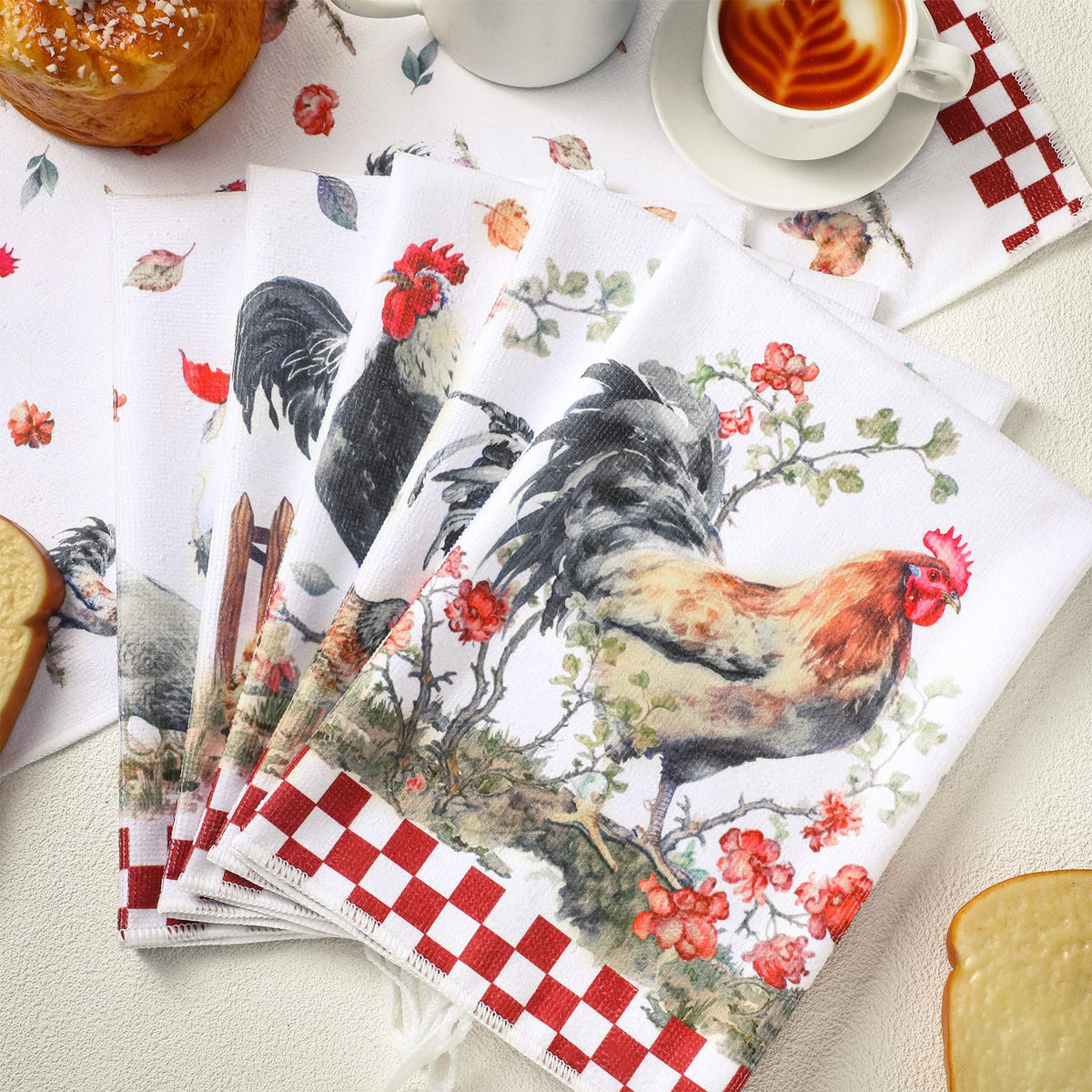 Sunnyray nature-inspired towels brighten any kitchen with everyday cleaning use.