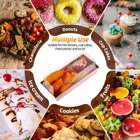 Sunnyray sealing lid design prevents spills during transport of desserts and snacks.