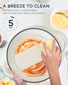 SUNOUTLY cast iron lid preserves moisture for flavorful roasts