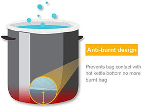 SUNPRO heavy-duty stitching reinforces the bag under heavy grain loads
