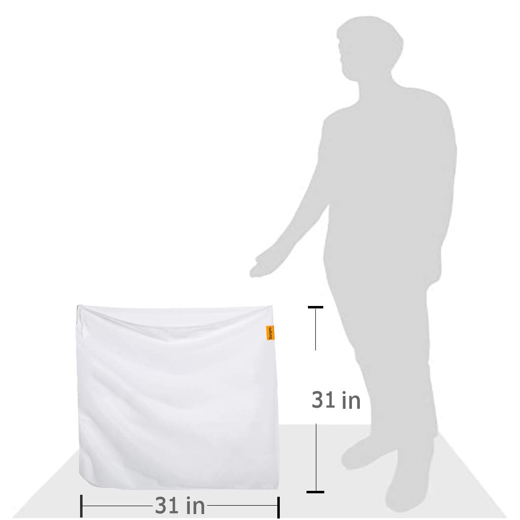 SUNPRO brew bag with drawstring closure secured during batch brewing