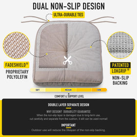 SUNROX tufted design with double stitching for durability and style