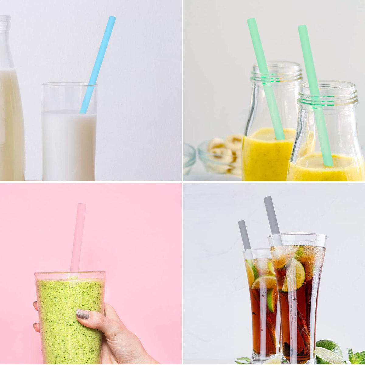 Sunseeke soft-mouthfeel silicone straw delivers gentle contact and comfort.