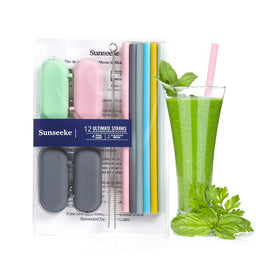 Sunseeke travel-friendly straw set supports reusable hydration anywhere.