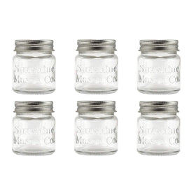 Sunshine Mason Co. mini jar shot glasses with metal lid, ideal party favors.