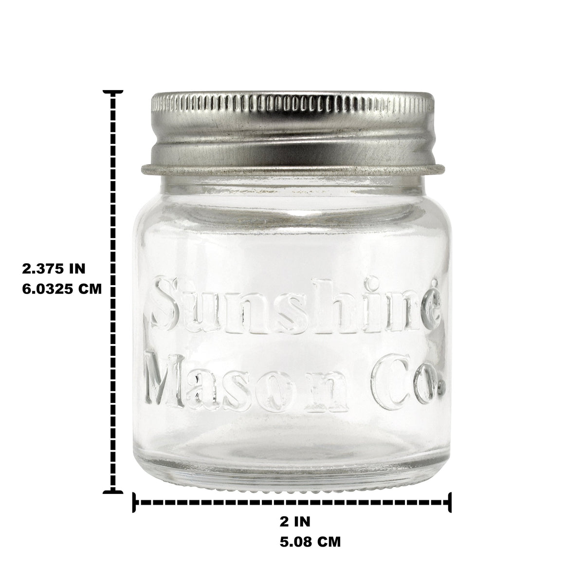 Sunshine Mason Co. retro-style mini mason jars elevate weddings and gatherings.