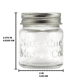 Sunshine Mason Co. retro-style mini mason jars elevate weddings and gatherings.
