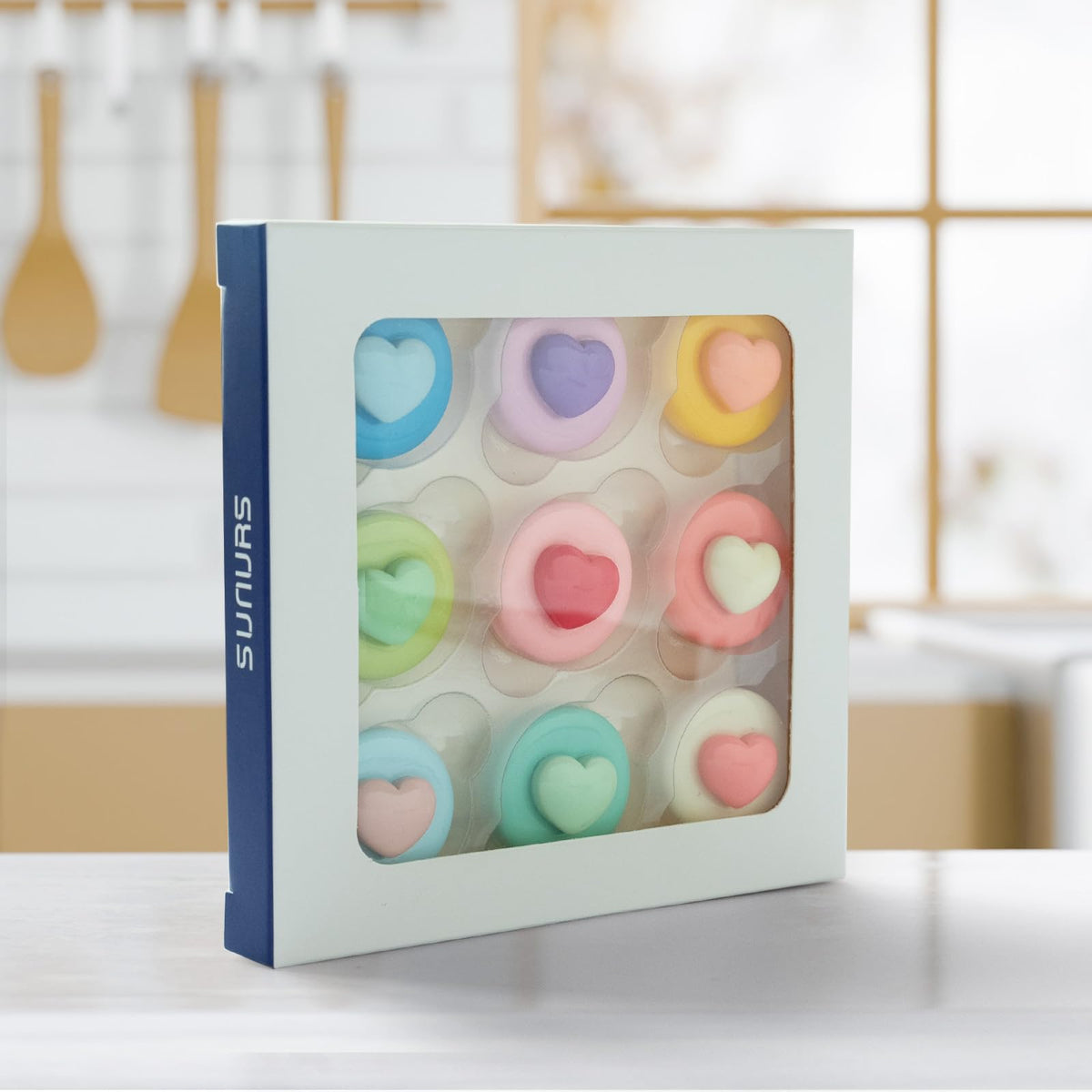 SUNURS gift-ready magnetic decals for lockers and offices, colorful decor