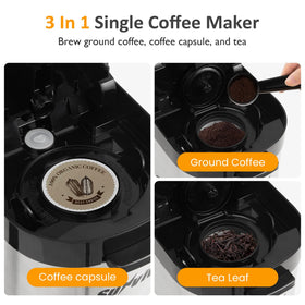 SUNVIVI compact design fits on small countertops and travel setups.