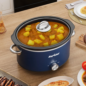 Sunvivi cool-touch handles simplify lifting hot servings.
