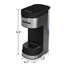 SUNVIVI removable water tank enables quick refills for multiple cups.