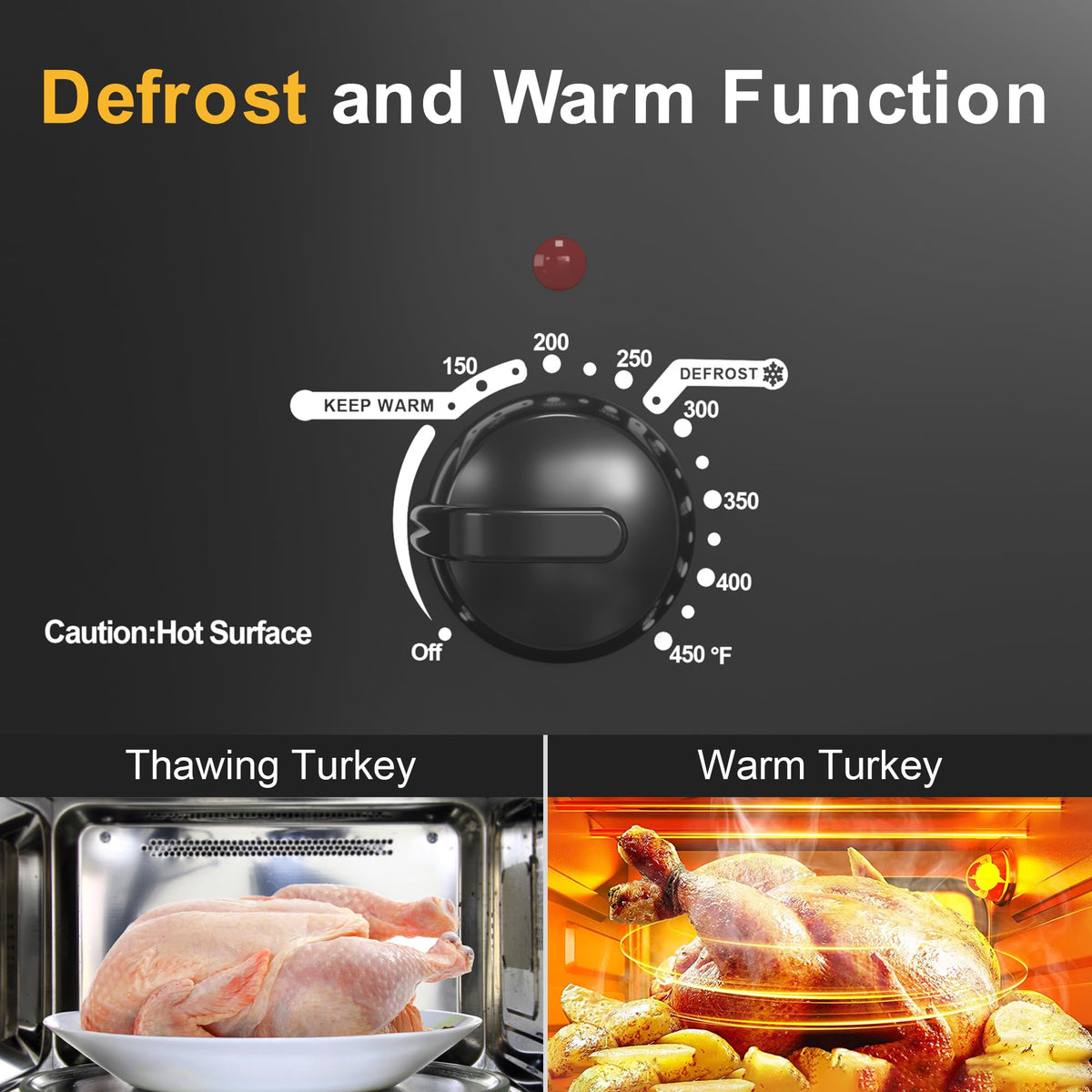 Sunvivi Roaster Oven versatile for roasting, baking, and more.