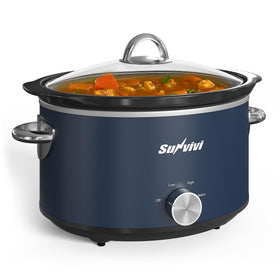 Sunvivi control knob with 3 settings supports versatile cooking styles.