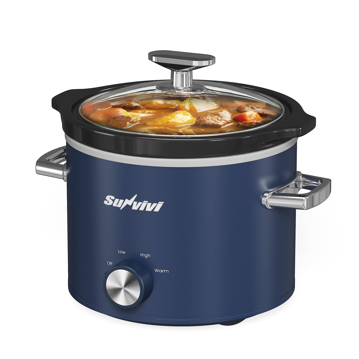 SUNVIVI 2-quart cooker supports easy weeknight meals and easy serving