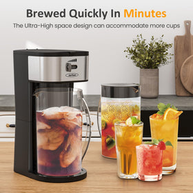 SUNVIVI iced beverage maker with adjustable strength for flavor customization