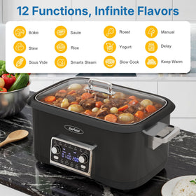 SUNVIVIPRO removable non-stick pot simplifies cleanup after busy dinners