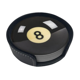Sunwarshile home and office decor with sleek leather coasters