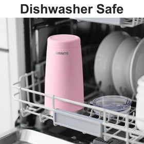 SUNWILL BPA-free sliding lid with silicone gasket enabling controlled sipping