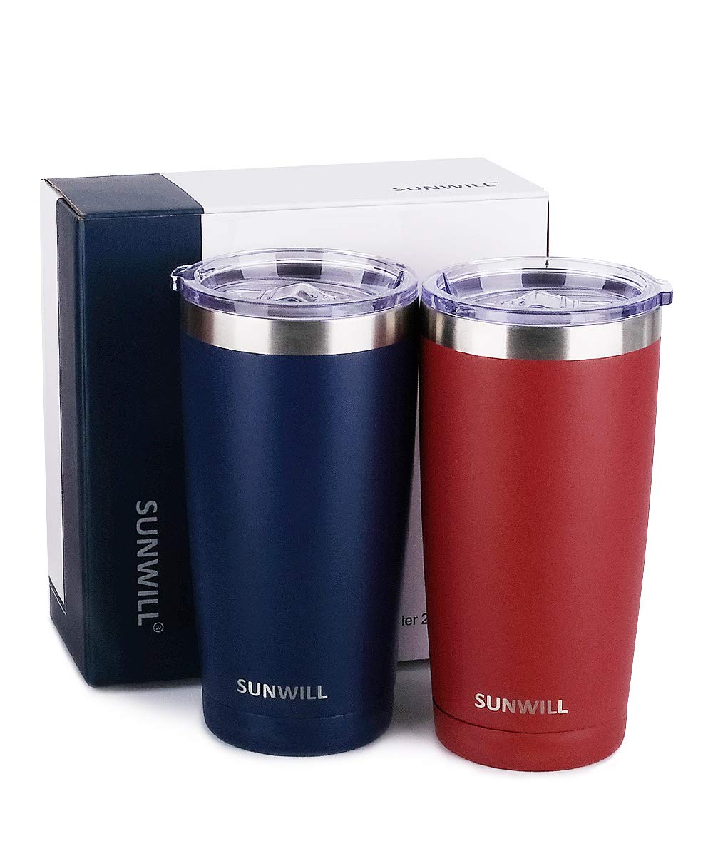 SUNWILL BPA-free sliding lid with silicone gasket provides secure closure.