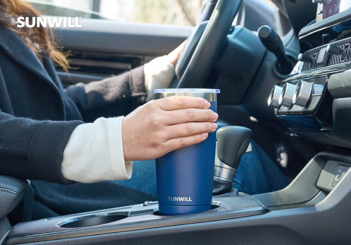 SUNWILL Car cup holder-friendly design fits most vehicles