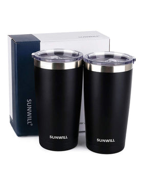 SUNWILL car-cup-holder friendly tumbler fits most vehicles.
