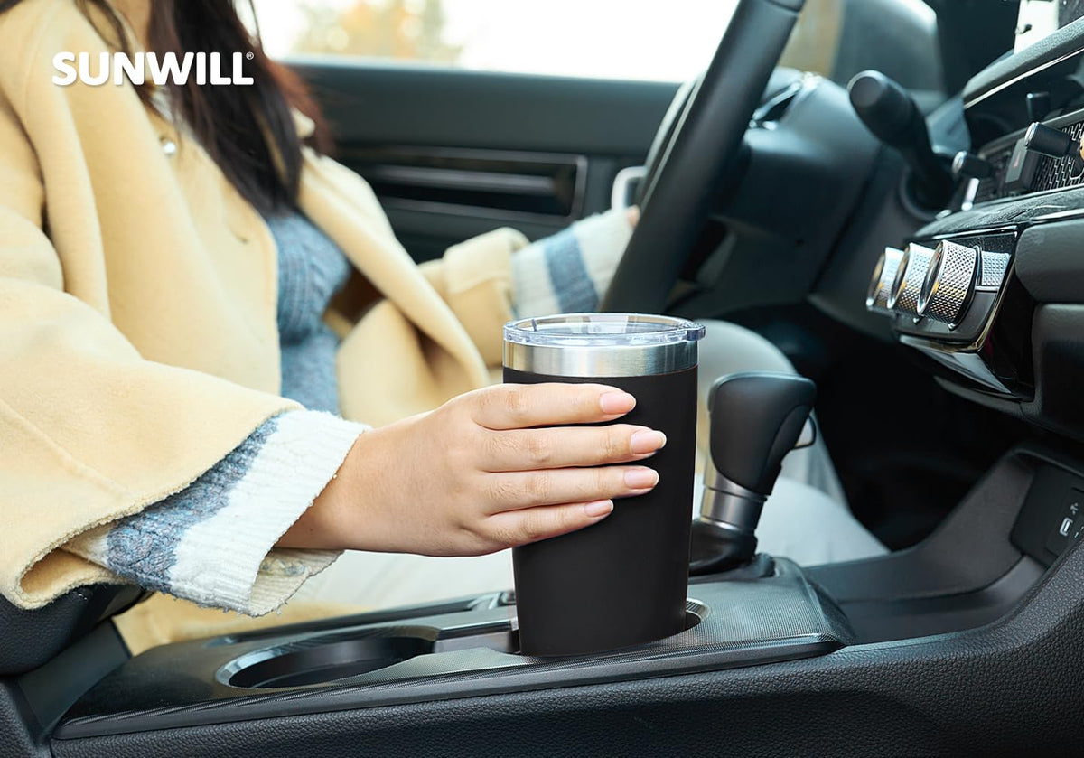 SUNWILL BPA-free lid seals for safe sipping and travel.