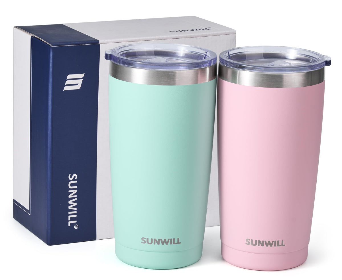 SUNWILL powder-coated finish mug with non-slip grip for easy handling