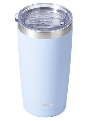 Sunwill Travel Coffee Tumbler 20oz front view ideal for hot coffee on the go