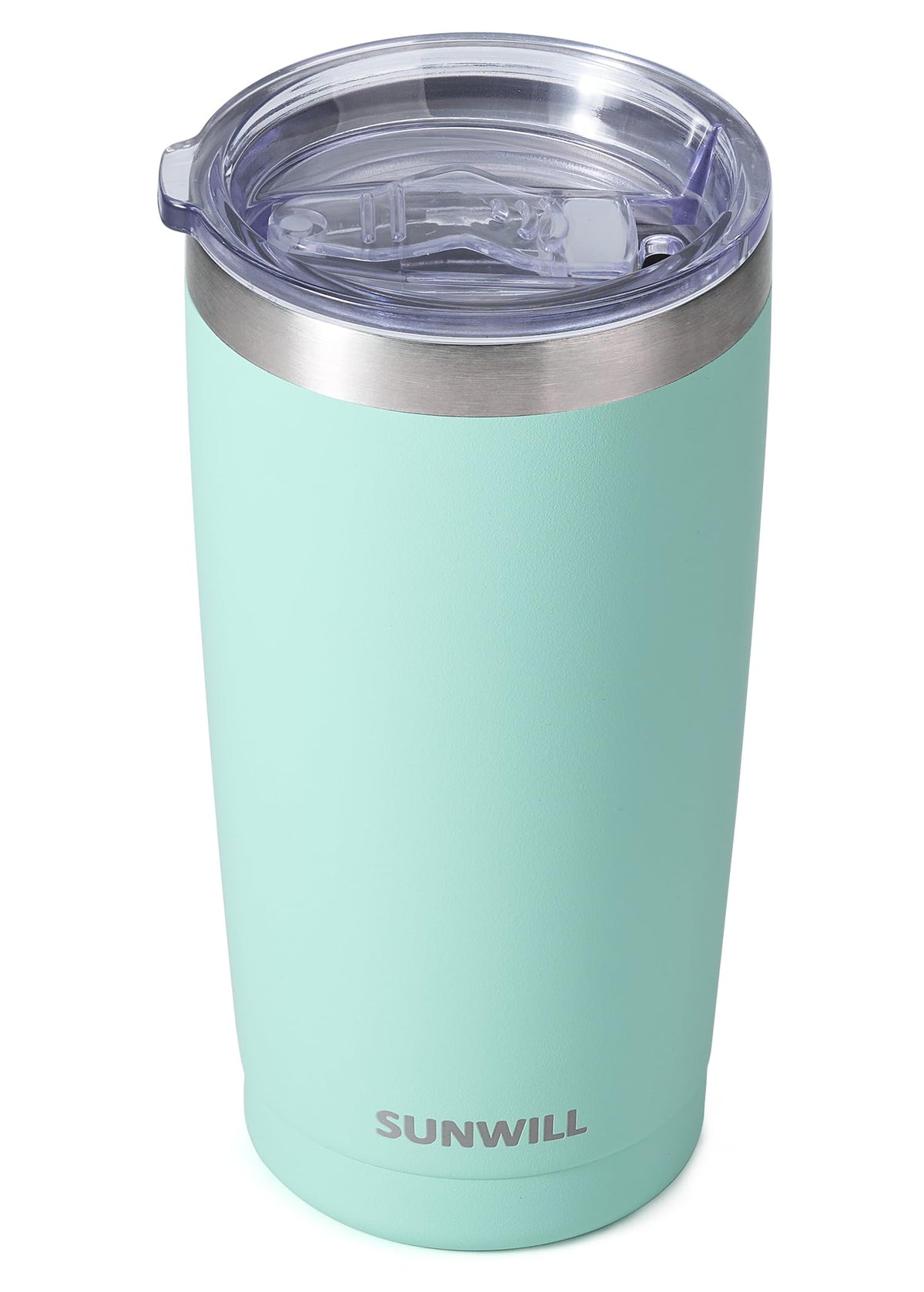 SUNWILL Travel Coffee Tumbler 20oz front view for on-the-go use