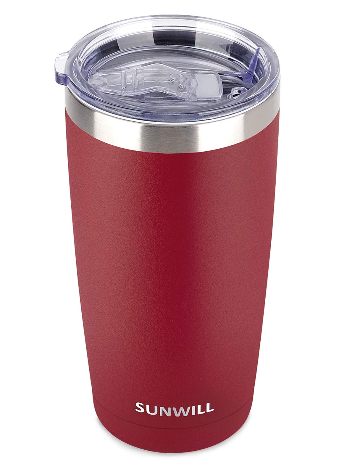 Sunwill Travel Coffee Tumbler 20oz lid: spill-safe sip on the go.