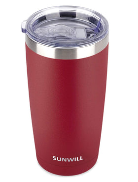 Sunwill Travel Coffee Tumbler 20oz lid: spill-safe sip on the go.