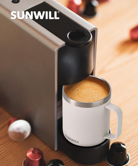 SUNWILL Travel Mug cream in travel-ready packaging for easy gifting or storage