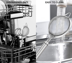 Sunwukin mirrored mesh design prevents hand scratches during rinsing and draining