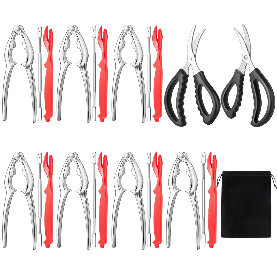 Suoundey seafood cracker tool set for easy crab shelling