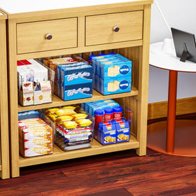 SuoXing BPA-free clear storage bin ideal for kitchen organization