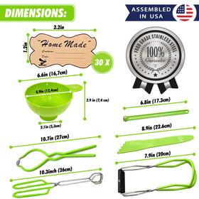 Supa Ant pickle grabber tongs for safe jar and lid handling.
