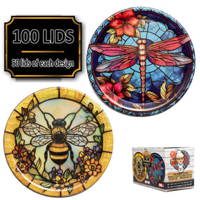 Supa Ant lids feature a glass window for easy label visibility and content checks.