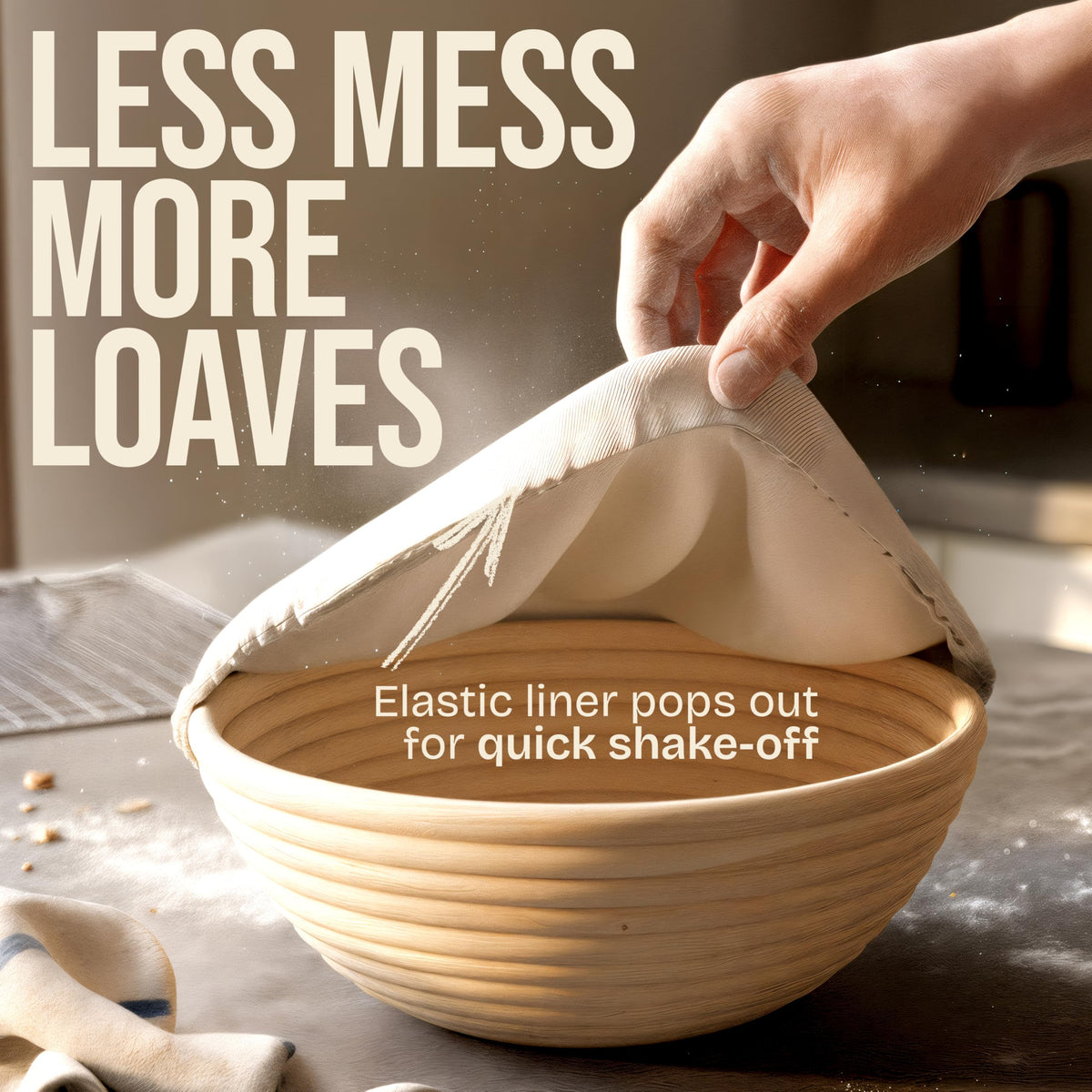 Superbaking durable basket construction built to last