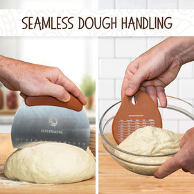 Superbaking durable bread basket with hidden staples maintains shape over many bakes