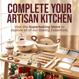 Superbaking gift-pack for home bakers, a thoughtful kitchen present.