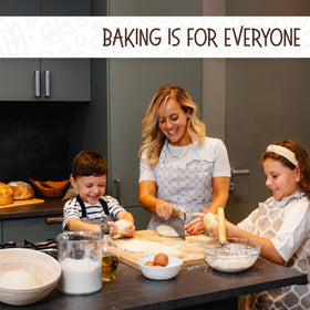 Superbaking gift-set packaging ready for bakers' birthdays and holidays