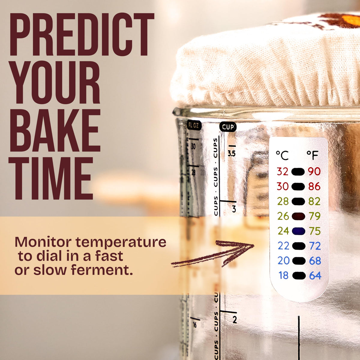 Superbaking Sourdough Starter Jar cleanup brush speeds post-baking cleanup.