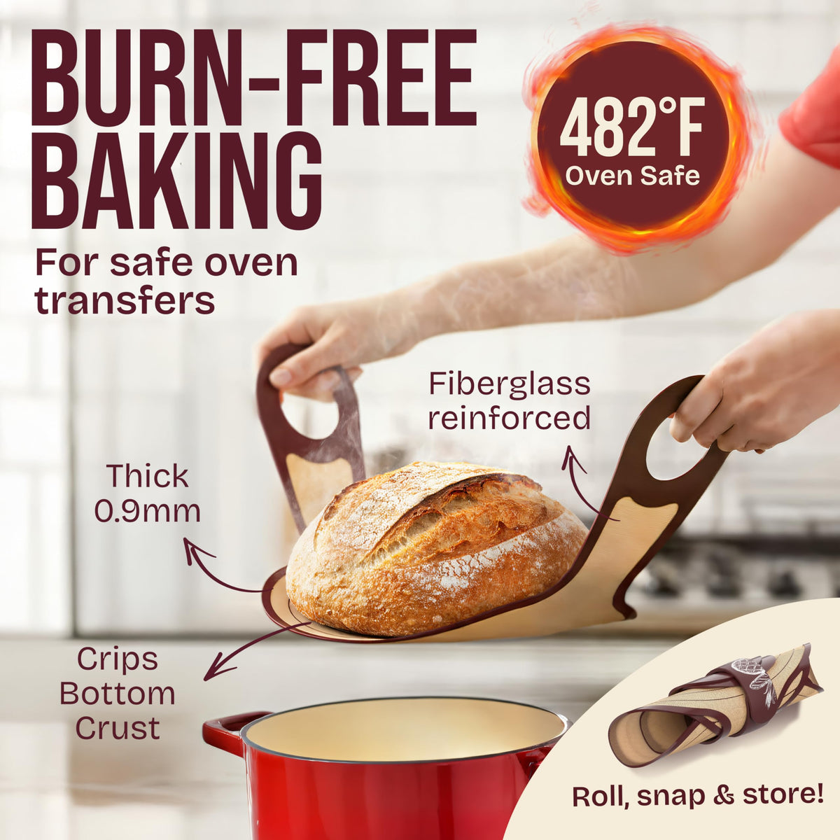 Superbaking Sourdough Starter Kit food-safe materials support clean dough proofs