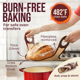 Superbaking Sourdough Starter Kit food-safe materials support clean dough proofs