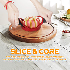 Supercenter cutter with 4.72-inch diameter for larger fruits
