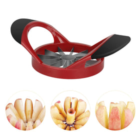 Supercenter stainless steel apple corer-slicer resists rust