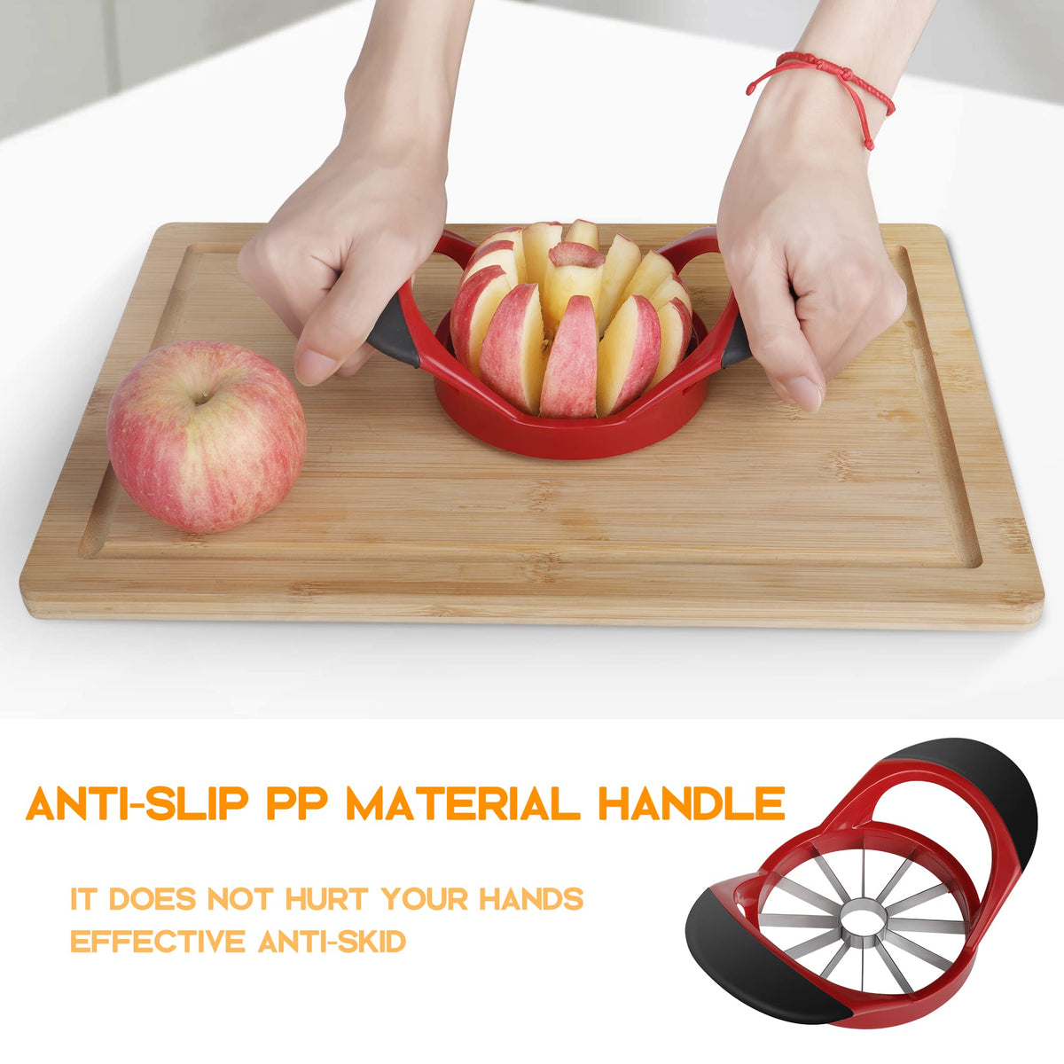 Supercenter dishwasher-safe apple cutter cleans up in minutes