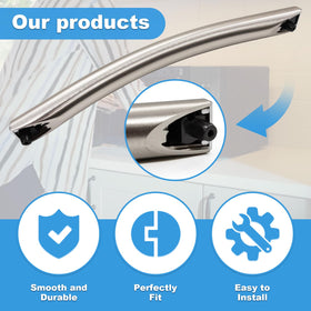 SuperDi microwave door handle durable buckle detail emphasizes strength