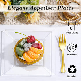Supernal charcuterie displays elevated by crystal-clear plates